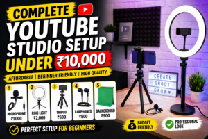 Affordable YouTube Studio Setup for Beginners